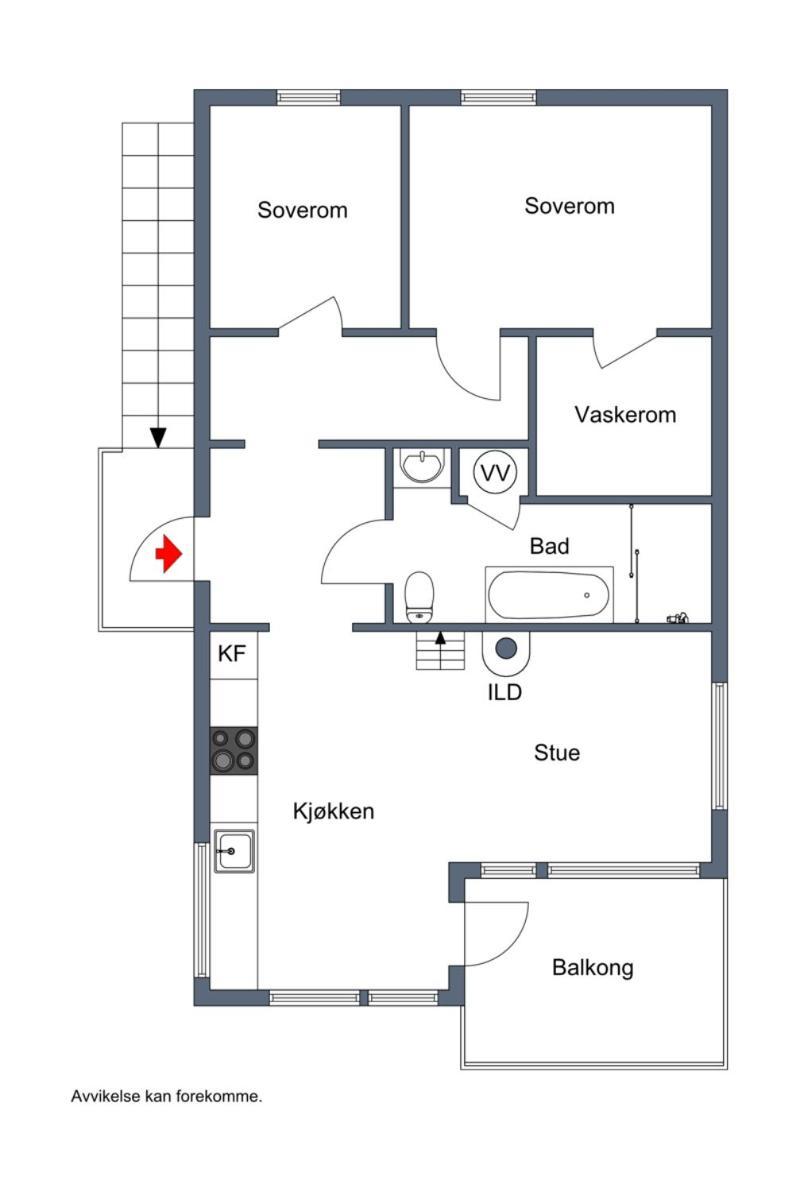 Egersund Overnatting Tengsastranda 외부 사진