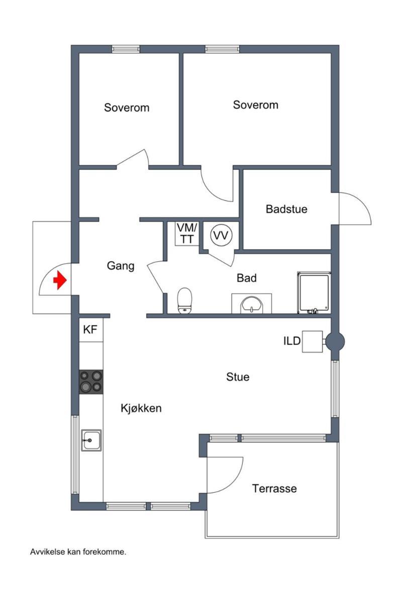 Egersund Overnatting Tengsastranda 외부 사진